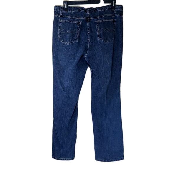 Ladies Faded Glory Boot Cut Blue Jeans Size 20W Tall Vintage Y2K - Picture 2 of 5